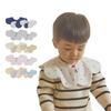 Konny Reversible Bib Set of 5 2025 New Colors Baby Bib Rolling Absorbent and Simple Girl Boy Baby Coordination Baby Shower Gift Stylish Present 5