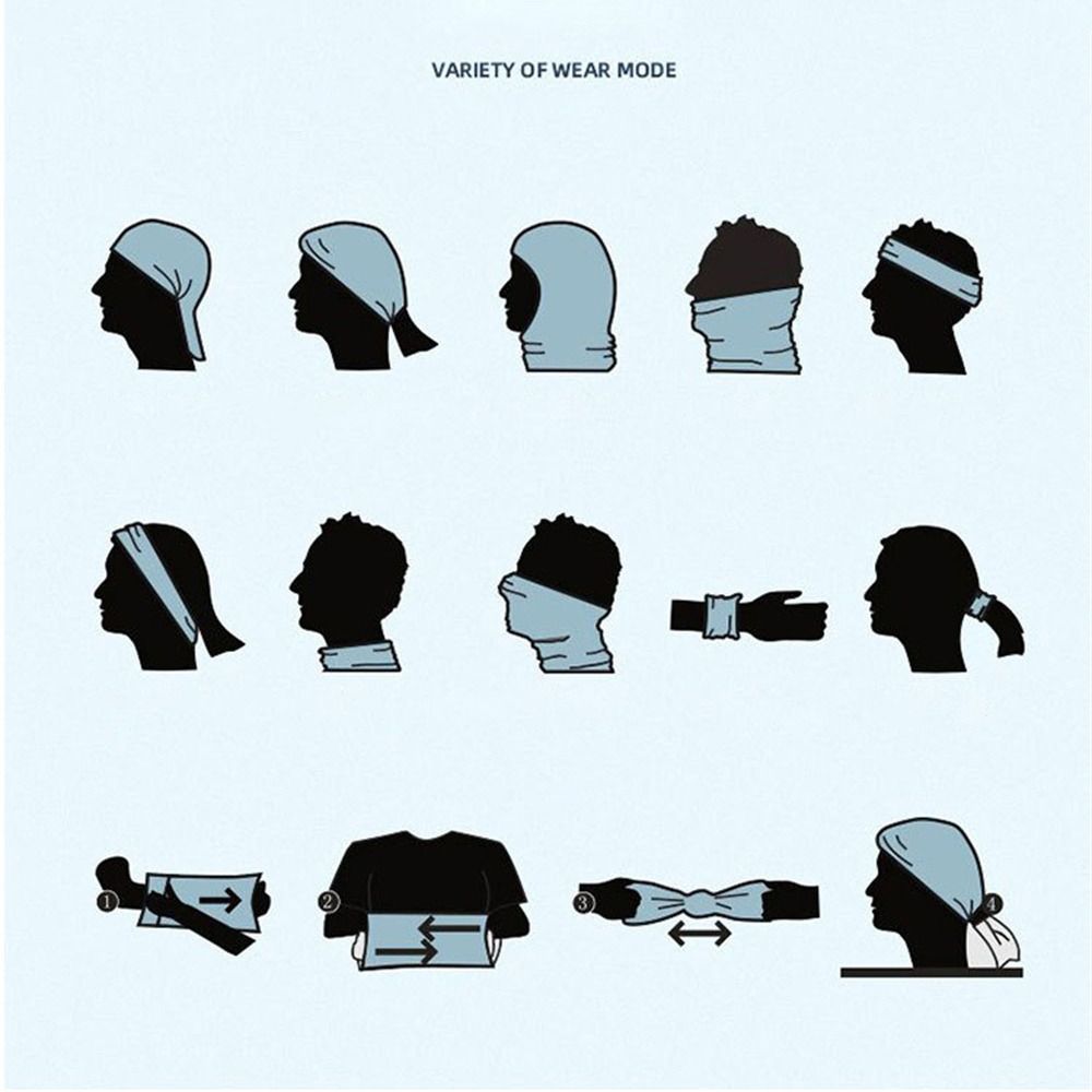 Защита от солнца Маска для лица закрывающая все лицо Дышащий мотоциклетный шарф Модная велосипедная маска Лето