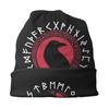 Шапочки Viking Skullies, кельтская шляпа ворона, зимние теплые шапки с капюшоном, лыжная шапка унисекс