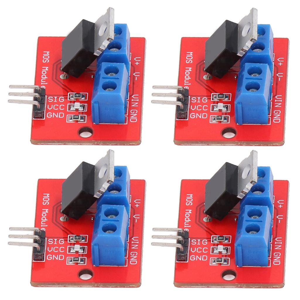 Комплект из 4 шт. Модуль драйвера MOS Драйверная плата Набор аксессуаров для Raspberry Pi 0?24V