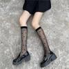 Корейские женские школьные чулки в стиле Лолиты JK, белые и черные школьные чулки для девочек, милые прозрачные гольфы в японском стиле Kawaii