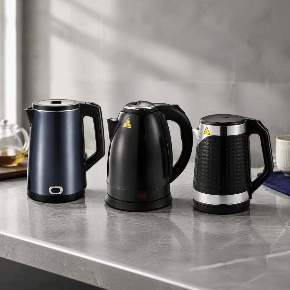 Stainless Steel Electric Kettle Heat Protection Tea Pot Electric Stainless Steel Kettle Indoor