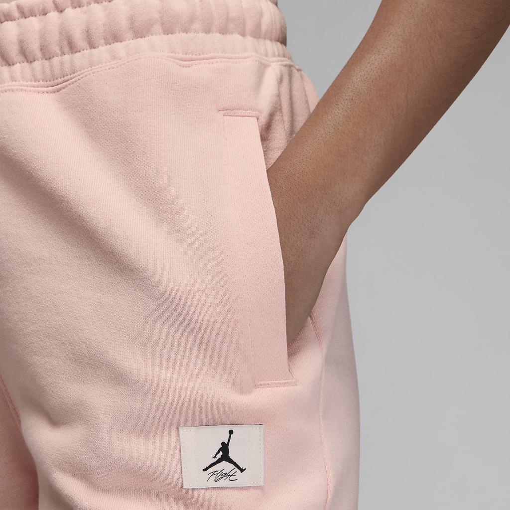 Jordan Flight Fleece Solid Logo Label Cuffed Casual Pants Women Bottoms DQ4607-610