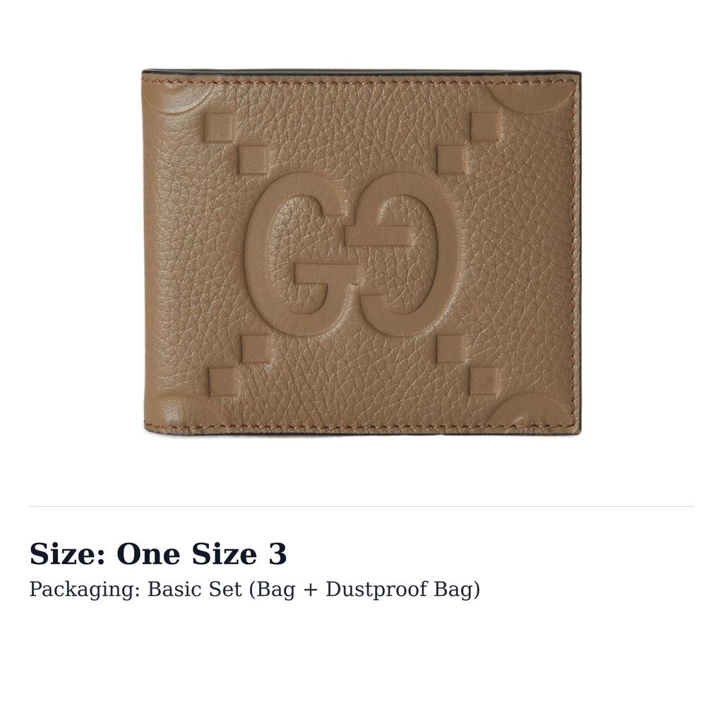 Gucci Кожаный кошелек мужской Тауп 739475-AABY0-2801