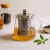 Glass Teapot With Infuser, 350ml Flask Shape