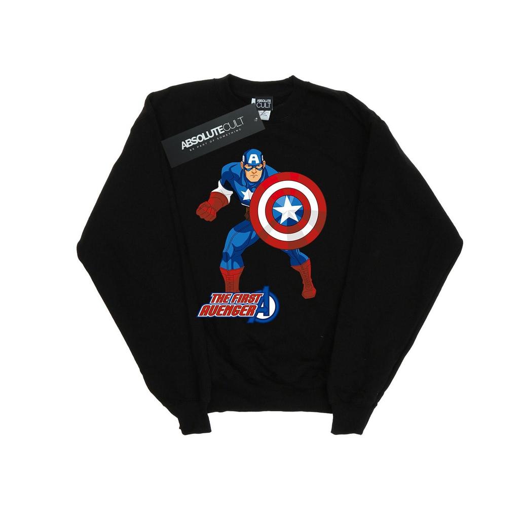 Captain America Unisex Adult The First Avenger Sweatshirt