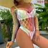 300styles Bodystocking Sexy Lingerie Erotic Babydoll Bodysuit Porno Underwear Mesh Sleepwear Sex Uniform Fetish Body Suit Dress for Women