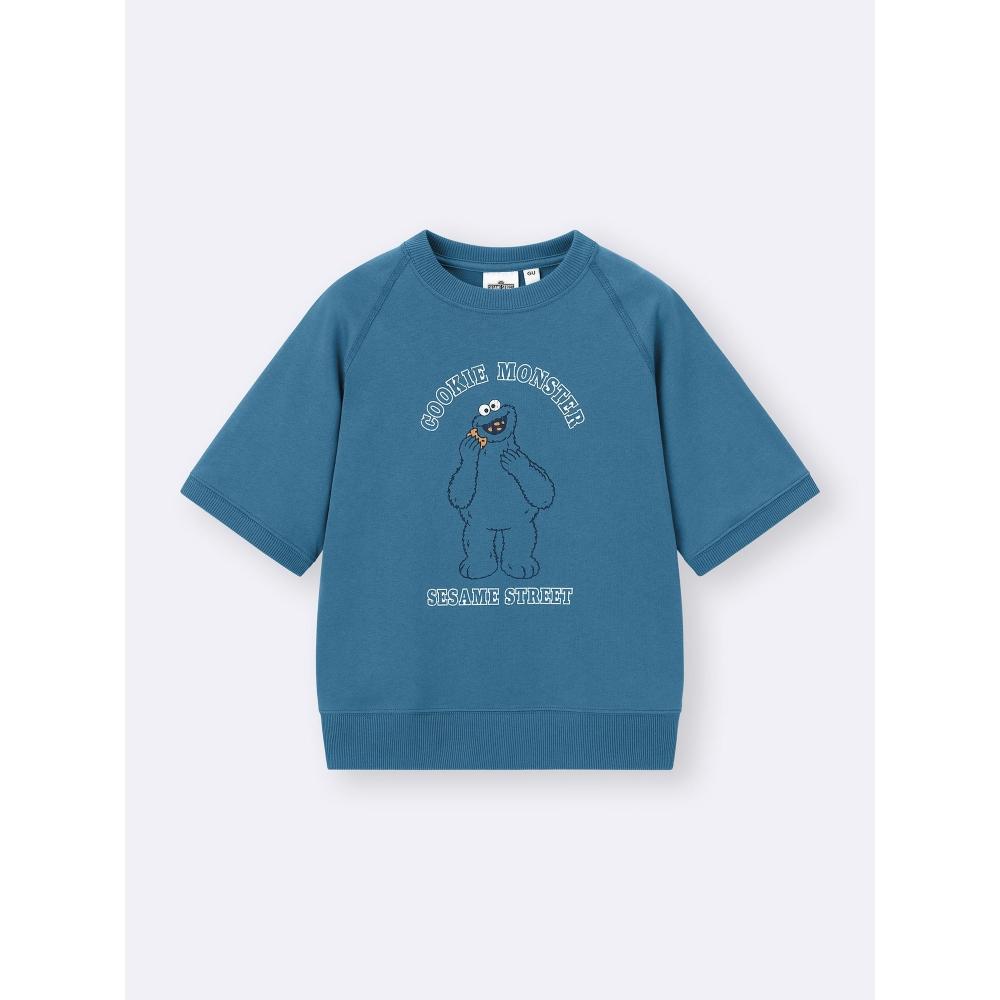 GU by Uniqlo Детский унисекс свитер T Sesame streET