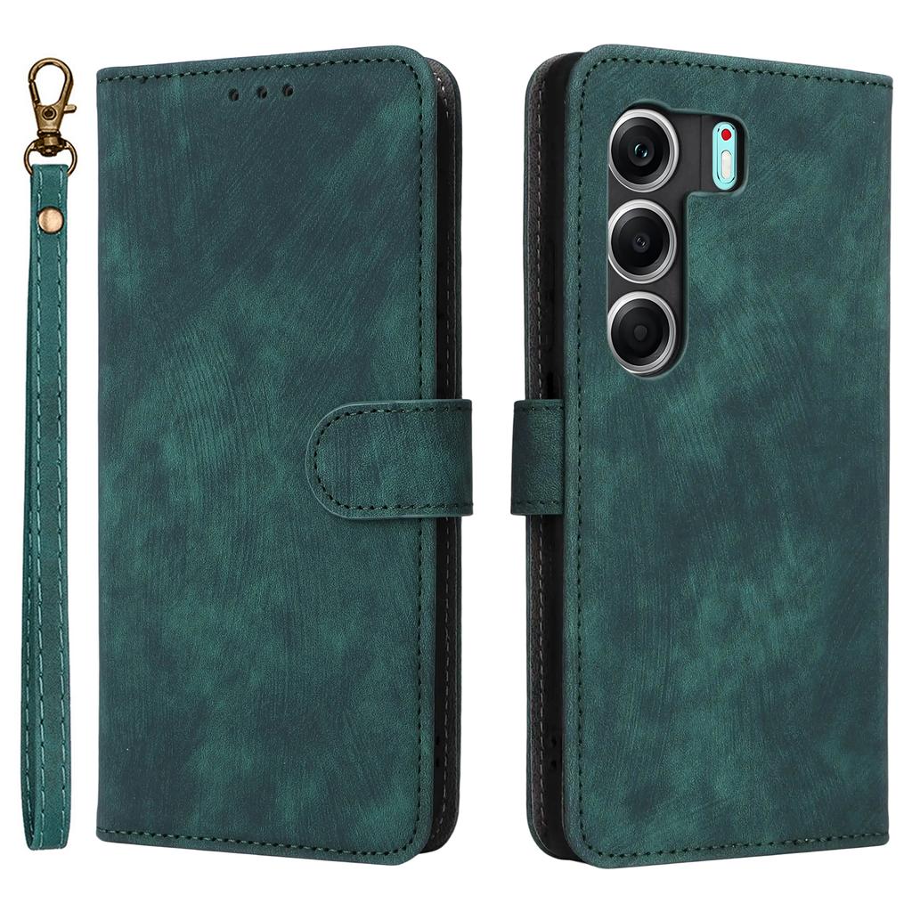 For TECNO Camon 40 Pro 4G/5G Case Wallet RFID Blocking PU Leather Cover Stand with Strap