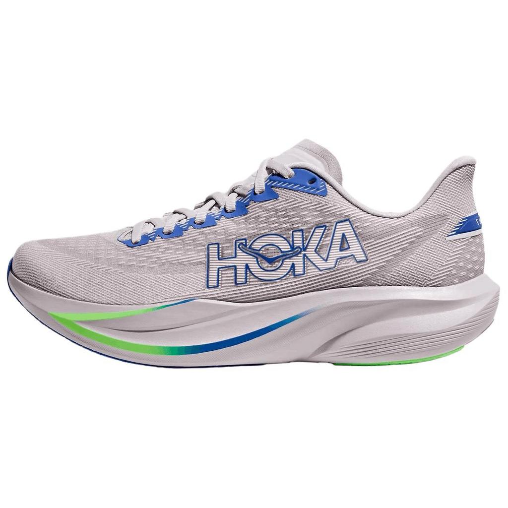 HOKA ONE ONE MACH 7 Cushioning Slip Resistant Abrasion Resistant Breathable Lightweight Running Shoes Unisex Gray Blue 1171905-AYCB