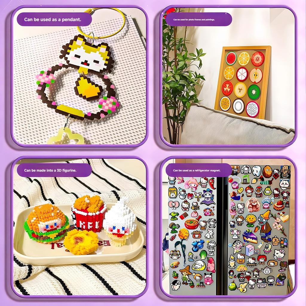 Набор для рукоделия Pindou DIY из бобов, инструменты для мальчиков и девочек, игрушечные подарки, трехмерная сборка, добавка Coco