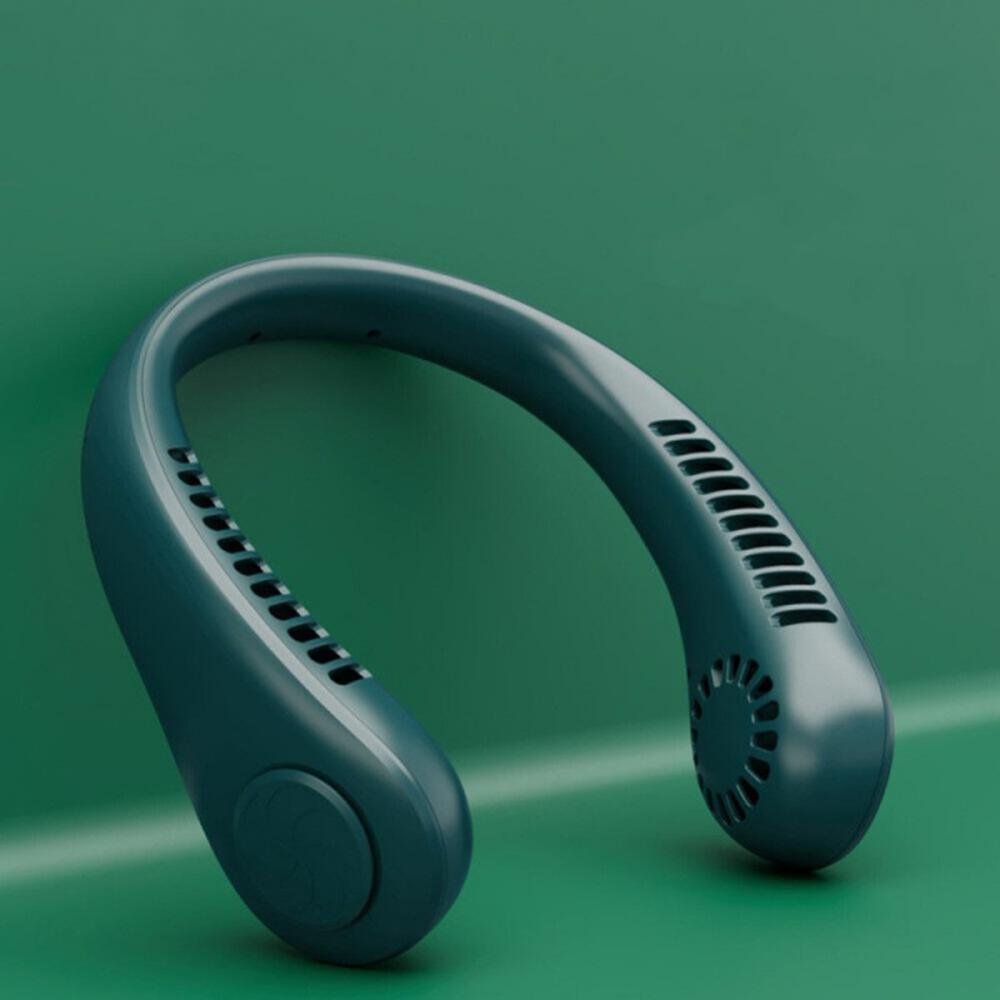 Portable Neck Fan USB Rechargeable Electric FAN Mini Ventilador Cooling Bladeless Silent Neckband Fan for Sports