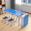 Portable Foldable Aluminum Camping Table and Chairs for Outdoor, Night Market, and Picnic Use