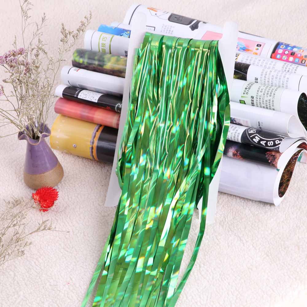 Лазерная занавеска от дождя с красочным ПЭТ, сияющим для детского дня рождения, свадьбы, фотофон, настенная вечерние занавеска, украшения, принадлежности