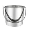 Бар из нержавеющей стали Рекламное ведерко для льда KTV-хранилище Утолщенное портативное маленькое ведерко для льда охладитель для вина банка для шампанского