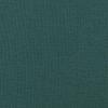 Footstool with Wooden Legs Dark Green Fabric