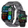 T26 Smart Watch Flashlight 1.96" Large Screen LED Light Bluetooth Call SOS Outdoor Rugged Sports Fitness Tracker Smartwatch