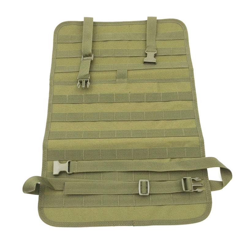 Molle Tactical Car Seat Back Cushion Universal Four Seasons Storage Bag Hanging Bags Car Stowing Tidying Pocket