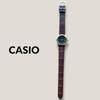 Casio Часы с Хранилищем Кожаные Отлично для Женского Корпуса, Ремешка, Коричневые, Женские Часы, Возраст