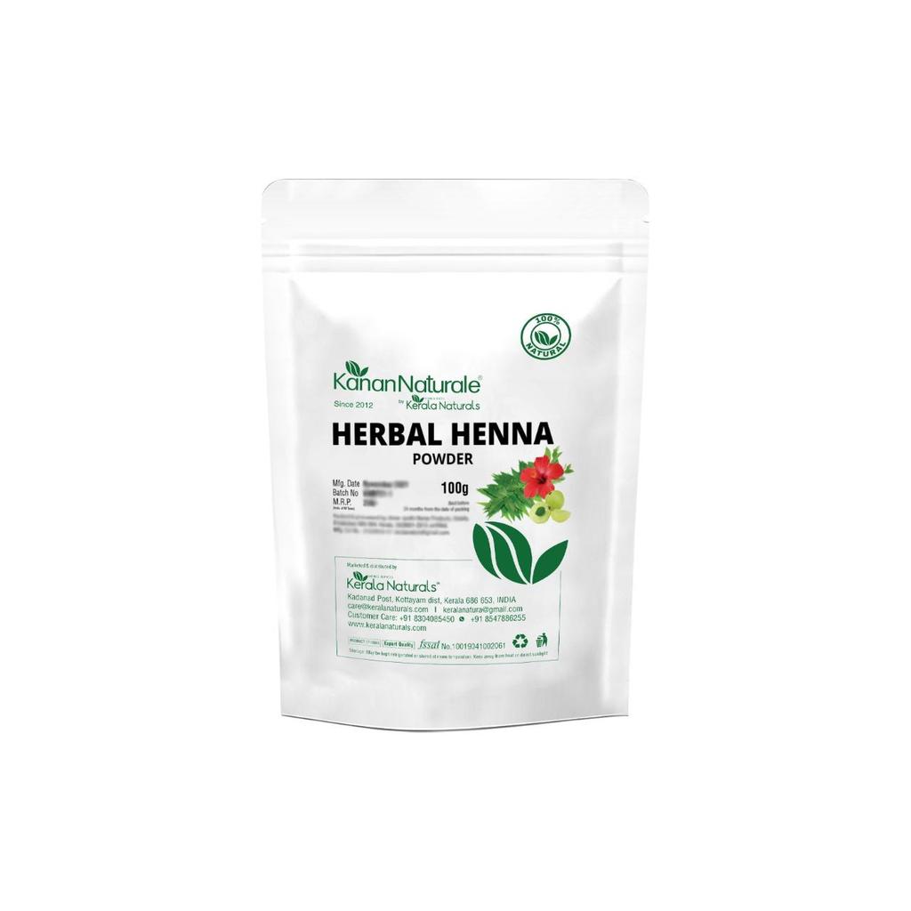 Kanan Naturale Herbal Henna Powder 100 Gm (3.52 Oz)