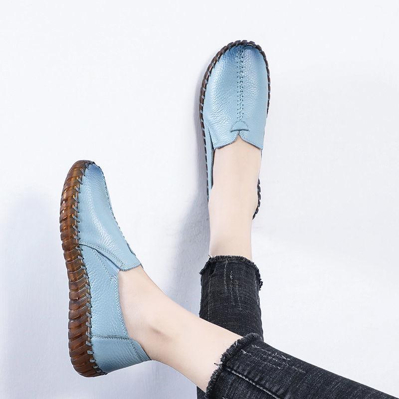Women Flats Genuine Leather Shoes Women Slip On Shoes Woman Shoes Moccasins Loafers Shoes