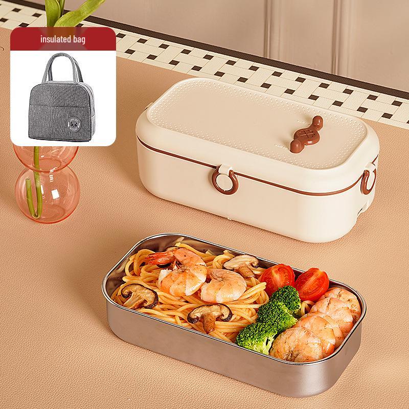 Изолированный электрический термо-ланч-бокс на одного человека