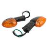 2pcs Motorcycle Rear Turn Signal Light 12V 10W ABS Heat Resistant Replacement for YZF R1 R6 R125 R25 R3Tawny