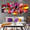 Абстрактные цветные граффити, блок, холст, картина, HD печатный постер, настенное искусство, 5 шт., фотографии для гостиной, дома, декор Cuadros