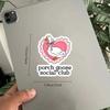 Водостойкая наклейка Porch Goose Social Club | Наклейка на стакан 40 унций | Наклейка Silly Goose | Аксессуары для Porch Goose | Наклейка Porch Goose
