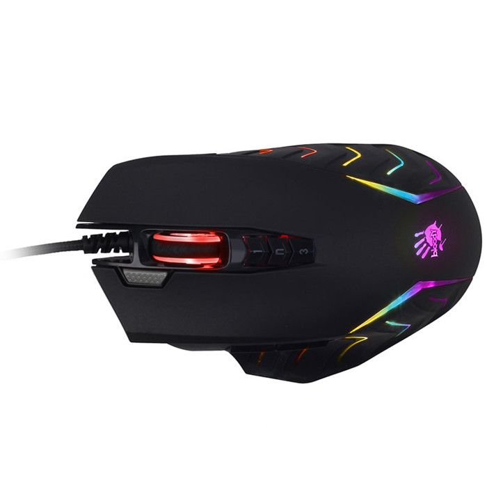 Игровая мышь - A4TECH - J95 - 8000 DPI - Металлические ножки - RGB-подсветка