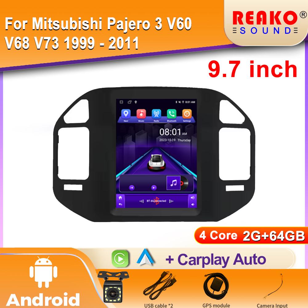WIFI для Mitsubishi Pajero 3 V60 V68 V73 1999 - 2011 Android Auto Car Radio GPS Navigation Мультимедиа Стерео Carplay 2din DVD