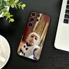Милая смешная обезьянка Чехол для телефона для Samsung S26,S25,S24,S23,S22,S21,S20,Plus,Fe,Lite,Другие Черный чехол