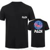 Scuba Driver Padi T-Shirt Men Casual Cotton Tshirt Hip Hop T Shirt Short Sleeve Tops Tees Men's Clothing Fashion Streetwear