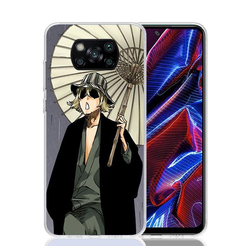 Чехол для телефона Bleach Kisuke Urahara для Xiaomi Poco X7 X6 X5 Pro F7 Ultra Redmi 15C 15 13 13C 12 12C 10 10A 10C 9 9A 9C 9T Обложка Po