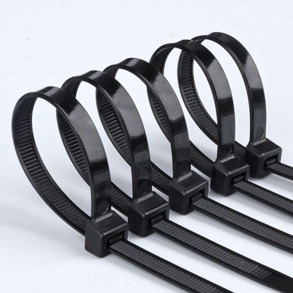 400Pcs Various Sizes Nylon Cable Ties Self-Locking Cord Ties Cable Zip Ties Cable Organization