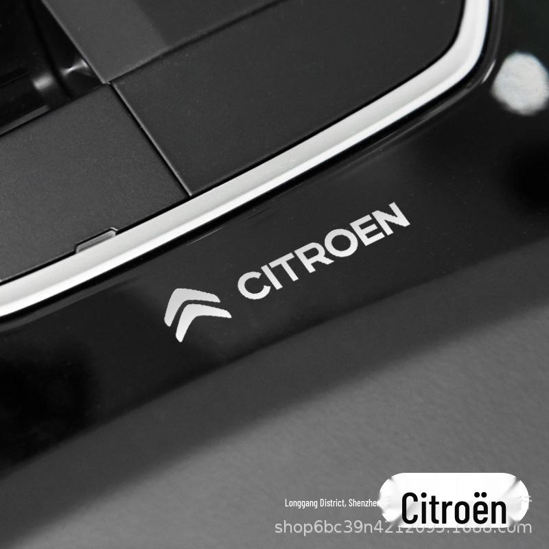 Креативная металлическая наклейка для украшения логотипа автомобиля для стеклоочистителя, консоли, окон, дверей, ступицы колеса – Настраиваемый и уникальный дизайн.