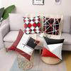 Creative Red Square Decorative Pillowcase Living Room Office Home Pillowcase Car Ornaments