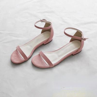 Новые женские туфли большого размера, модные уличные сандалии на низком каблуке с плоской подошвой для женщин Zapatos De Mujer