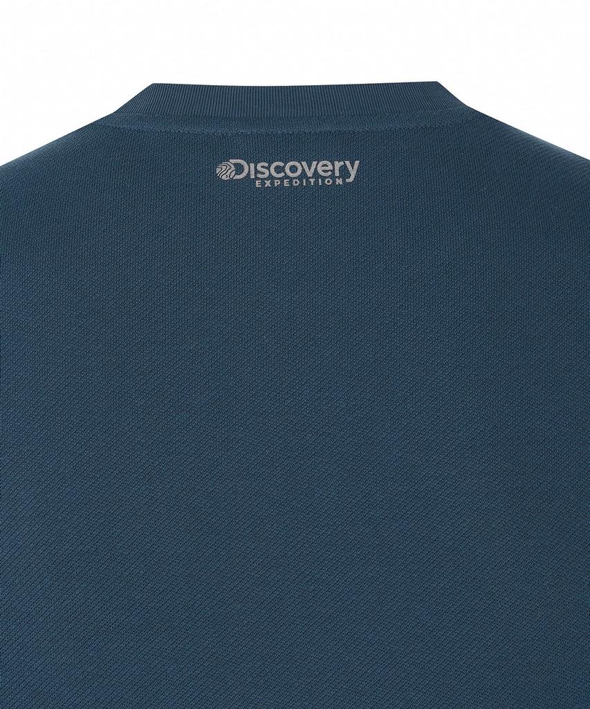 DISCOVERY EXPEDITION Мужская тренировочная футболка с коротким рукавом из жаккарда Freshvent (D/Бирюзовый)