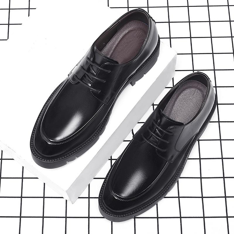 8-10cm Height Increasing Shoes for Men Summer Autumn Inside High Shoes Men's Hollow Business Dress Men's Elevator Shoes