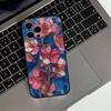 Colorful Stained glassGlass  Phone Case For iPhone 17,16,15,14,13,12,11 Plus,Pro Max,XS,Soft Silicone Black Cover
