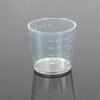 10pc 20ml 30ml Clear Plastic Liquid Measuring Cups Graduaeted Laboratory Test Cylinder With Scales For Resin Silicone Mold Tool