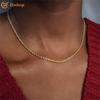 Простое ожерелье для женщин, модные золотые цепочки, ожерелья, аксессуары, ювелирные изделия