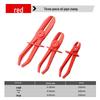 3-Piece Plastic Oil Pipe Pliers Set: Cut-Off, Sealing, and Clamping Tools for Auto Repair