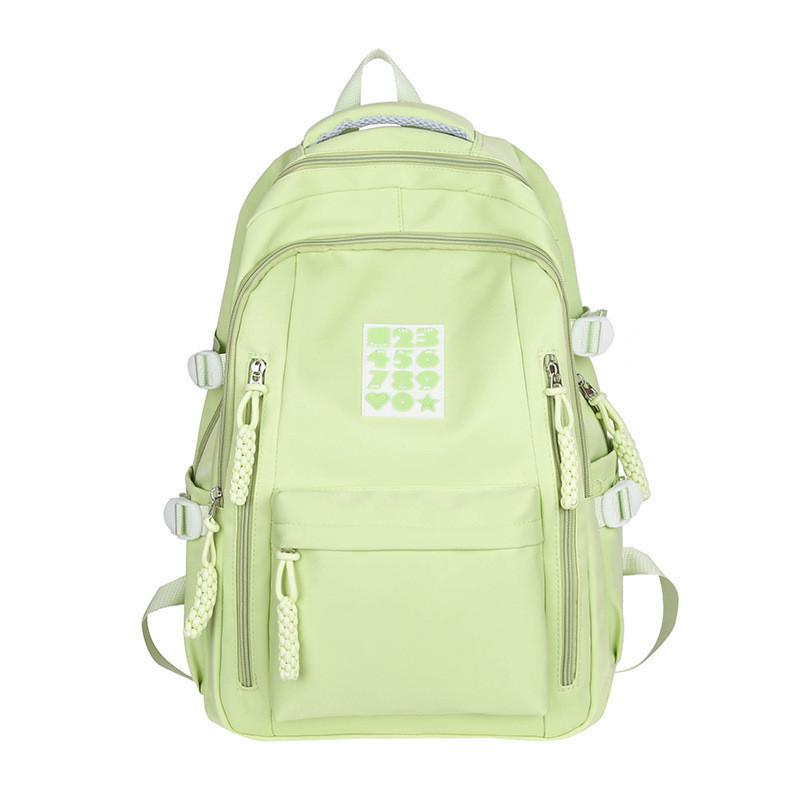 Cute Japanese Style Nylon School Backpack For Girls Boys High Capacity Lightweight