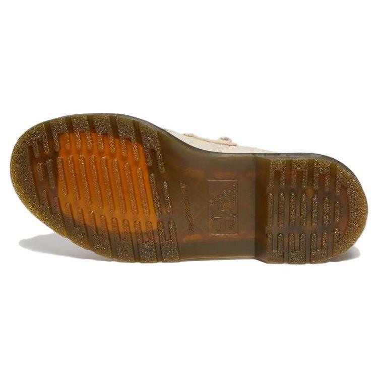 Dr. Martens Adrian Кожаные Удобные Лоферы для Поездок Женские Лоферы Бежевые 22760292