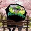 1PC Warner Rick Morty Automatic Open/Close Umbrella with Windproof, 105-Rib Sturdy Canopy, Durable Ribs1322A