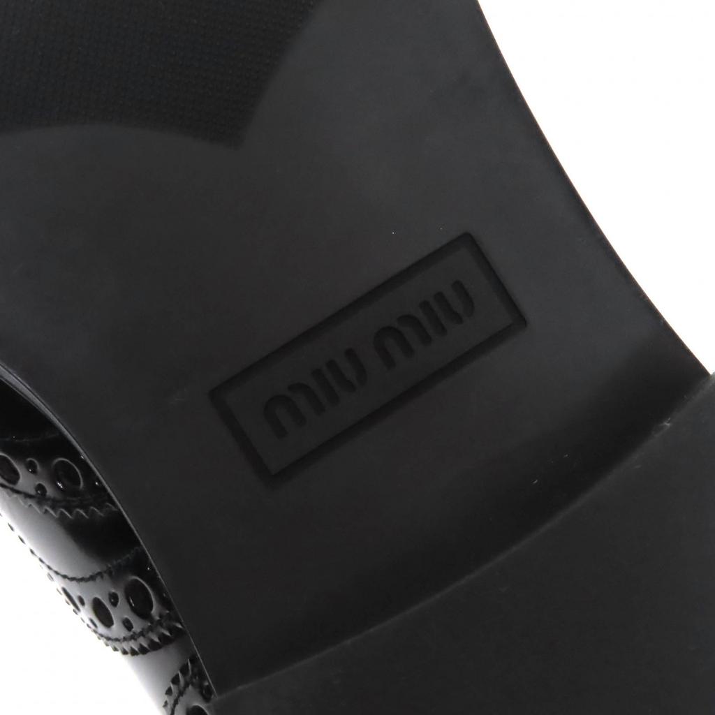 Pristine CHURCH'S Leather shoes Oxford Brogues black leather Women 38 5E038E Used