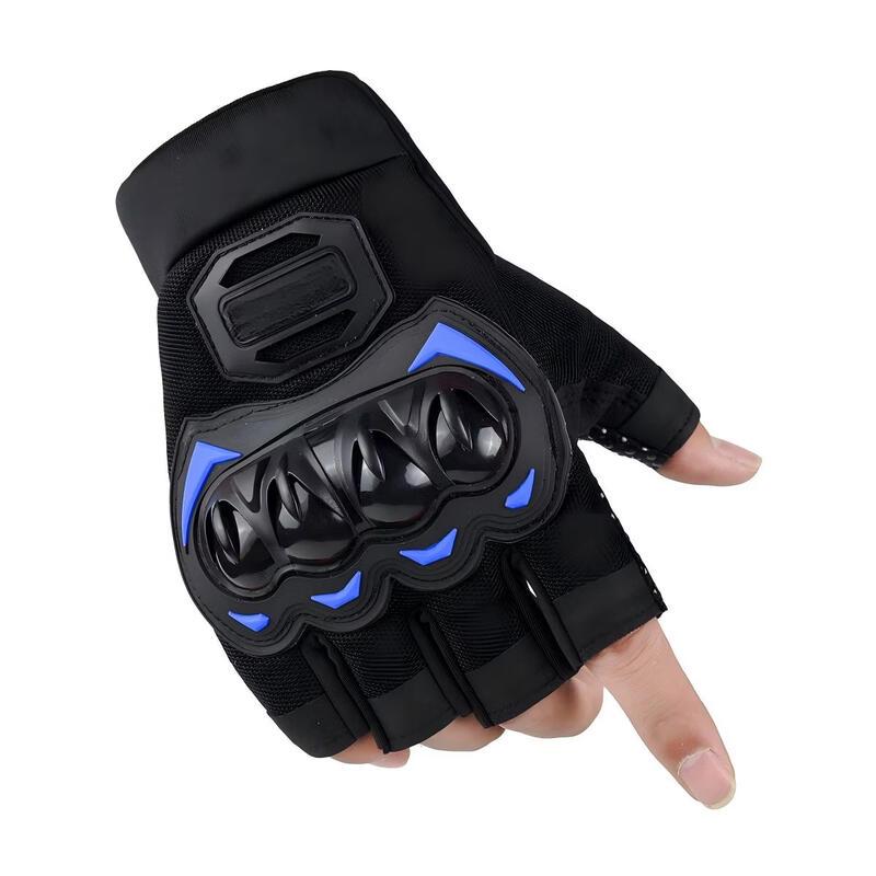 Lishi Half-Finger Motorcycle Riding Gloves with Touchscreen