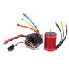F540 Brushless Motor 3900KV and 60A Brushless ESC Set with T Plug for 110 Remote Control Cars